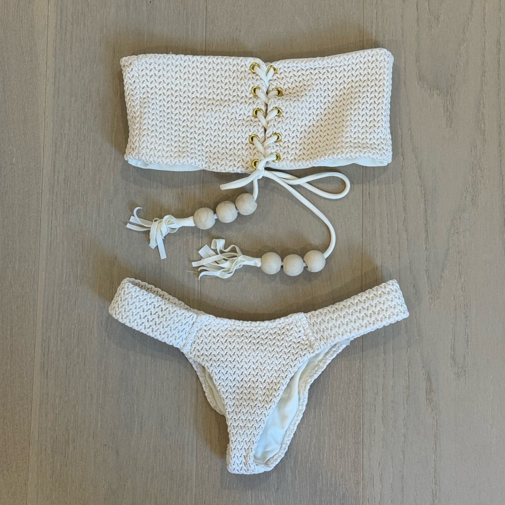 Montce Bone Crochet Bikini Set